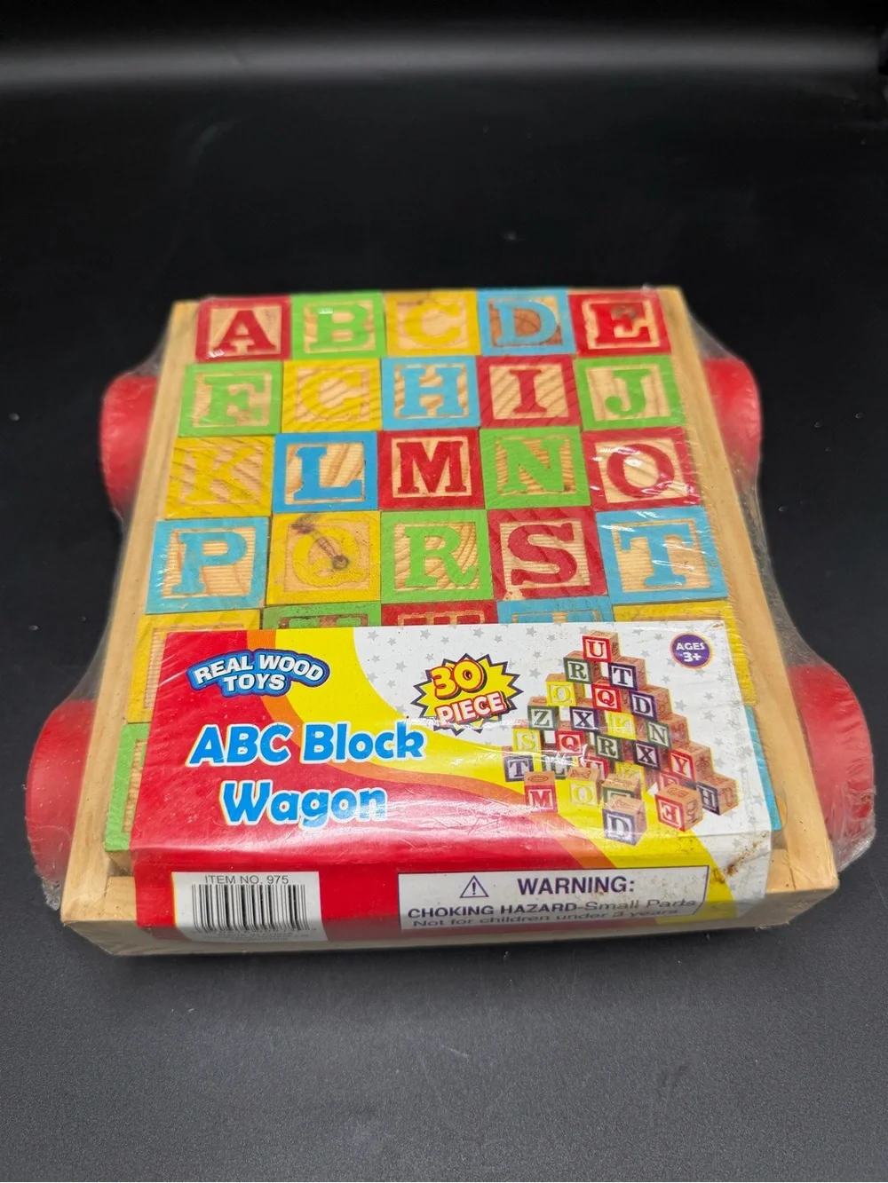 New ABC Stack N' Build Wagon Blocks - 30 Pieces